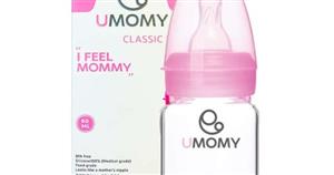 شیشه شیر یومامی (Umomy) مدل پیرکس ظرفیت 60 میلی لیتر