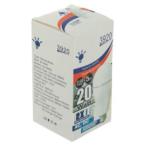 لامپ شارژی ال ای دی 20 وات کد 3920 پایه E27