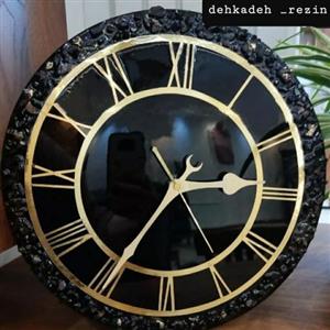 ساعت دیواری با کریستال کار شده