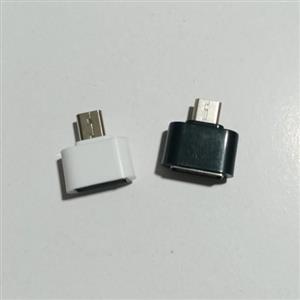 (بسته سه عددی) مبدل OTG (او تی جی) اندروید (میکرو،micro) بدنه پلاستیک