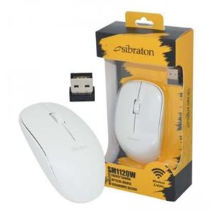 ماوس بی‌سیم سیبراتون سفید رنگ