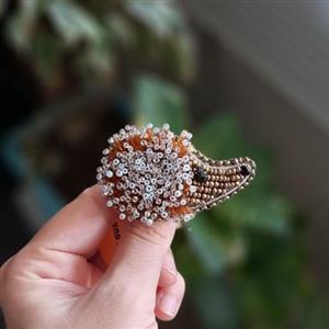 گلسینه جوجه تیغی جواهر دوزی