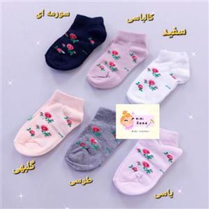 جوراب مچی گل رز