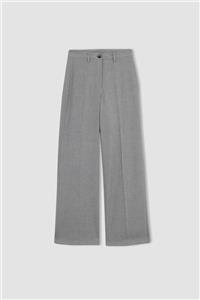 شلوار روزمره زنانه طوسی دفکتو