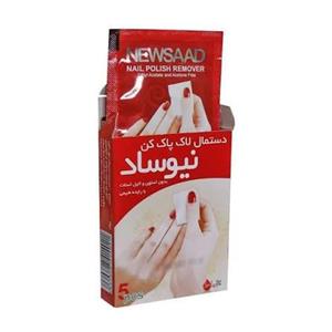 پد لاک پاک کن نچرال بسته 5 عددی نیوسادNewsa