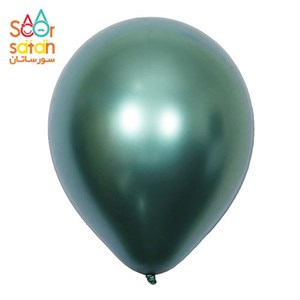 بادکنک لاتکس سبز کروم
