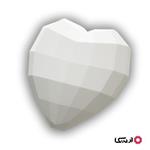 پازل سه بعدی مقوایی اریگا مدل قلب رایکا ( سایز 1 ) رنگ سفید