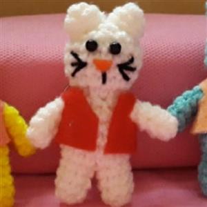عروسک قلاببافی حیوانات دستبافت
