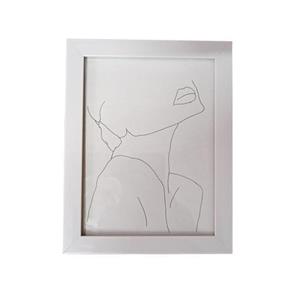 تابلو نقاشی راپید مینیمال طرح Lady