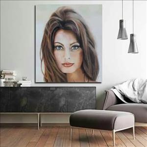 تابلو بوم چاپی لاویا طرح سوفیا لورن کد ART-812