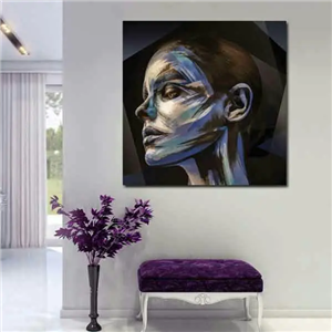 تابلو بوم چاپی لاویا طرح نقاشی پرتره زن کد ART-957