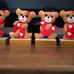 عروسک های نمدی خرسی لاو