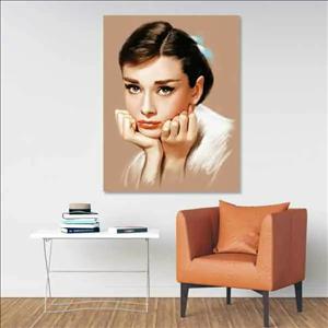 تابلو بوم چاپی لاویا طرح آدری هپرون کد ART-971