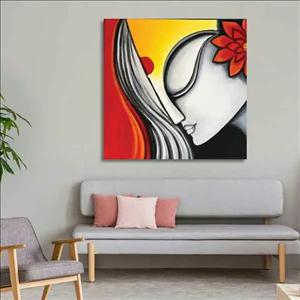 تابلو بوم چاپی لاویا طرح انتزاعی کد ART-1737