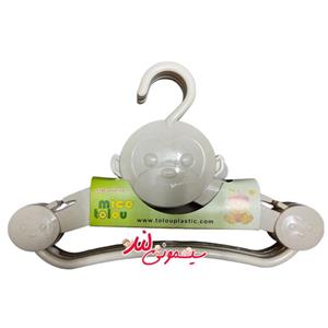 چوب لباسی کودک طرح میمون مجموعه 3 عددی