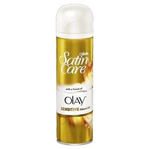 ژل اصلاح زنانه ژیلت سری  olaySatin Care حجم 200 میلی لیتر Gillette Satin Care olay Shaving Gel For Women 200ml