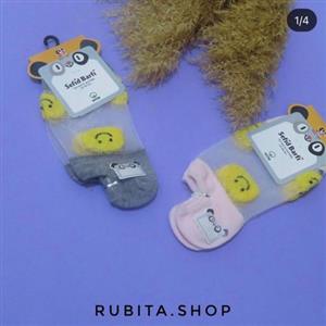 جوراب شیشه ای استیکری دخترانه مناسب سایز 34 تا 36