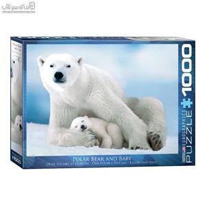  پازل 1000 تکه Polar Bear Baby 6000-1198