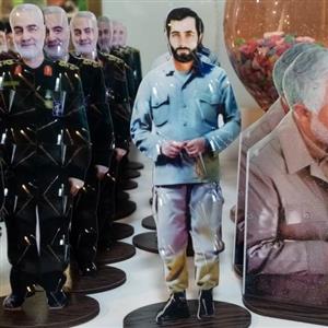 20 عدد تندیس چوبی رومیزی سردار شهید باکری