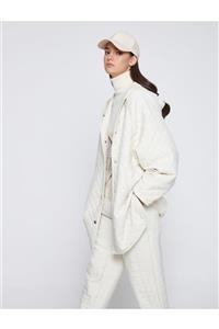 بارانی زنانه سفید کوتون