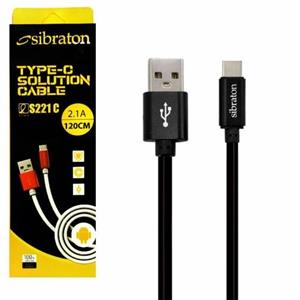 کابل دیتا و شارژ Sibraton TYPE-C مدل 221C