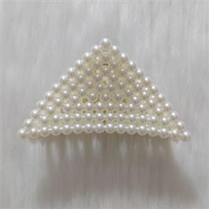 کلیپس مو زنانه مدل مثلث طرح مروارید clp661