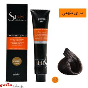 رنگ مو استیل مدل Professional سری قهوه ای متوسط شماره 4.0 