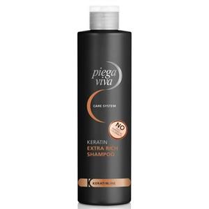 شامپو موی سر حاوی کراتین پیگا ویوا مدل Keratin Extra Richحجم 250 میلی لیتر piega viva Richshampoo 