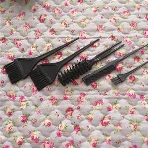 برس رنگ مو برس رنگ ابرو برس سشوار شانه دم باریک مخصوص کوتاهی و تقسیم مو