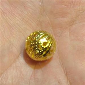 توپ طلایی فلزی 1 سانت 10عدد