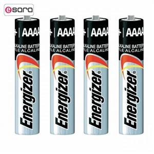 باتری سایز AAAA انرجایزر مدل Pile Alkaline بسته 4 عددی Energizer Pile Alkaline AAAA Battery 4PCS
