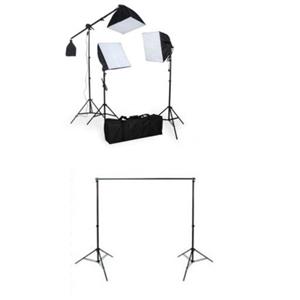 سه شاخه نور 18 تایی و پایه پرده