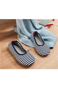 کفش بابت زنانه سرمه‌ای چیبو