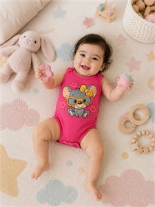 بادی رکابی نوزادی دخترانه