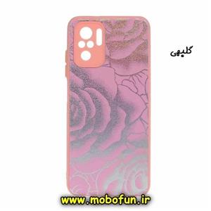 قاب گوشی Redmi Note 10 4G - Redmi Note 10S - Poco M5S شیائومی طرح گل مخملی رنگی دور سیلیکونی محافظ لنز دار گلبهی کد 400