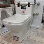 توالت فرنگی کاتیا مدل دنیز - استاندارد - آبشاری - خروجی 10 - آکس 20
