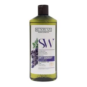 شامپو ضد شوره مو سان وی مدل سالویا بدون سولفات حجم 300 میلی لیتر مجموعه 2 عددی