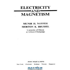 دانلود کتاب Electricity and magnetism