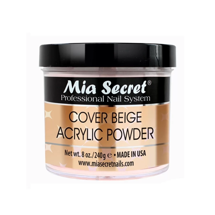 پودر کاشت ناخن کاور بژ میا سکرت MIA SECRET COVER BEIGE 240GR