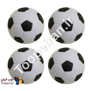 توپ فوتبال دستی بسته 4 عددی رنگ آبی