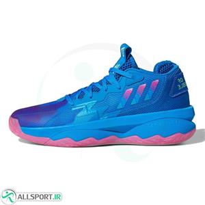 کفش بسکتبال آدیداس طرح اصلی Adidas Dame 8 Blue Red 