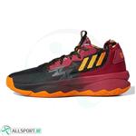 کفش بسکتبال آدیداس طرح اصلی Adidas Dame 8 Cny Black Orange Red