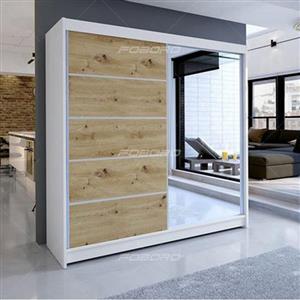 کمد درب ریلی آینه دار شیک و جدید فوبورو مدل KB540