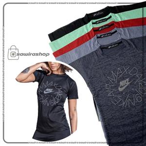تیشرت آستین کوتاه جلو مارک دار زنانه نایک (Nike) – (کد: 1605)