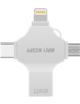 فلش مموری  4 به 1 گرین لاین مدل GN4IN1USB128SL ظرفیت 64 گیگابایت