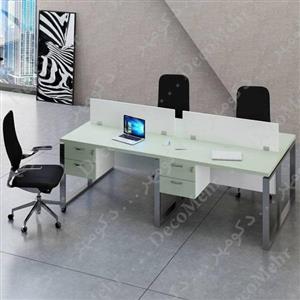میز کار گروهی 2 نفره 2 کشو WS-22