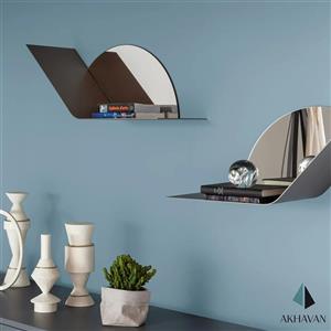 آینه دکوراتیو نیم‌ دایره دیواری مدل SNAIL