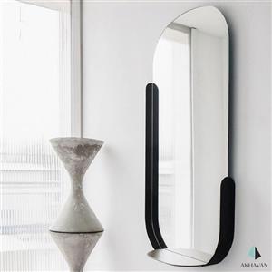 آینه کنسول مشکی دکوری مدل R16