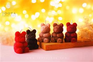 شمع خرس گلدار