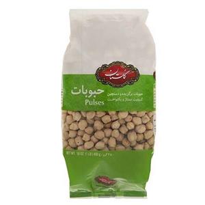 نخود گلستان مقدار 450 گرم